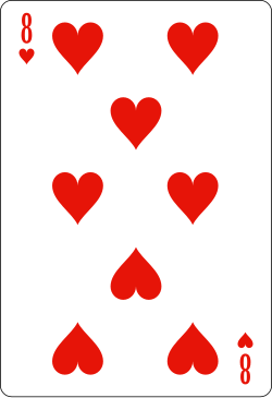 huit de cœur